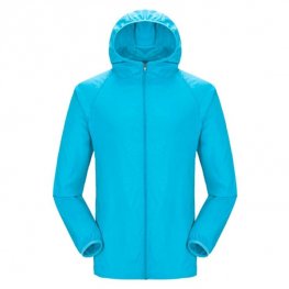 Man Quick Dry Hiking Jacket Waterproof Anti-UV Coats